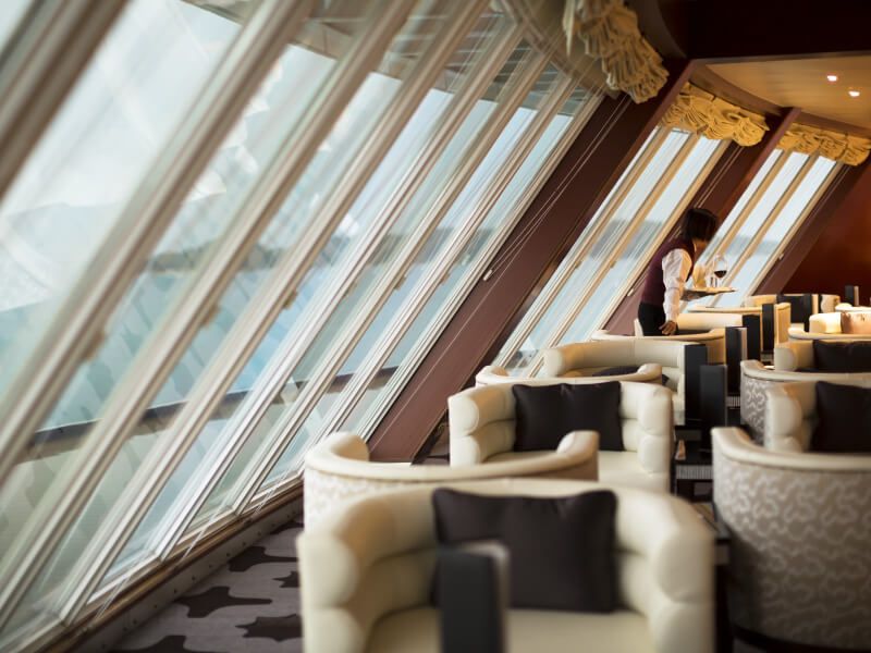 Lounge Observation du bateau de croisière Seven Seas Voyager