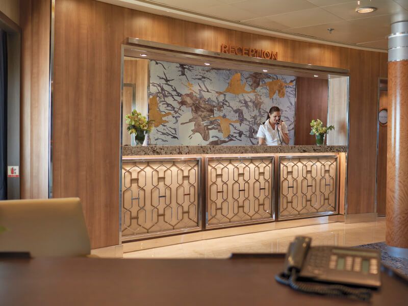 Réception du bateau de croisière Seven Seas Voyager