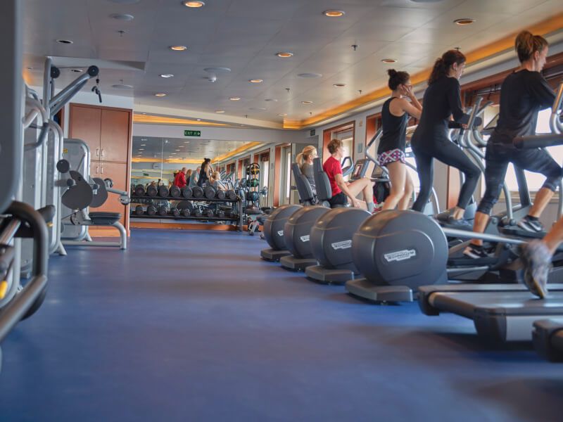 Salle de Fitness du bateau de croisière Seven Seas Voyager