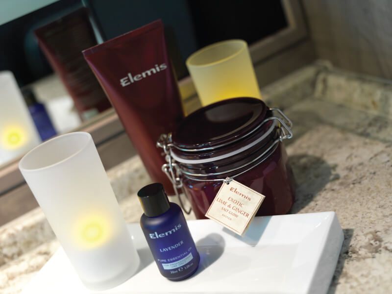 Produits utilisé dans le Spa du bateau de croisière Queen Elizabeth