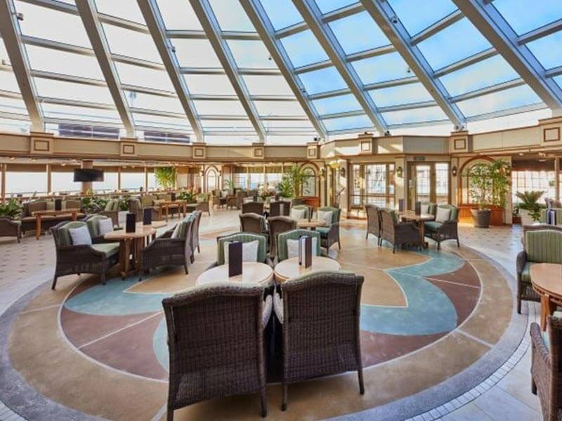 Garden Lounge à bord du navire Queen Elizabeth