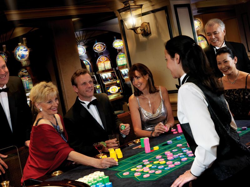 Casino du bateau de croisière Queen Victoria