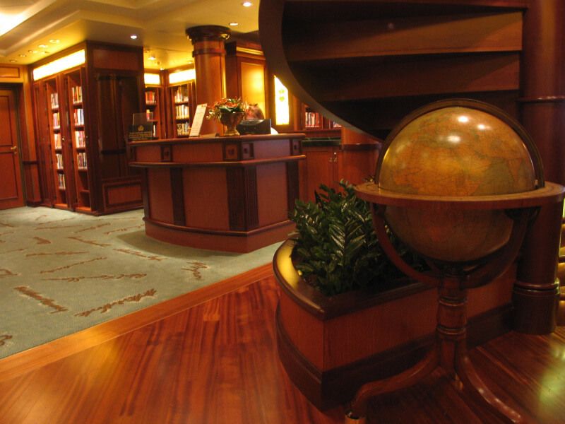 Librairie du bateau de croisière Queen Victoria