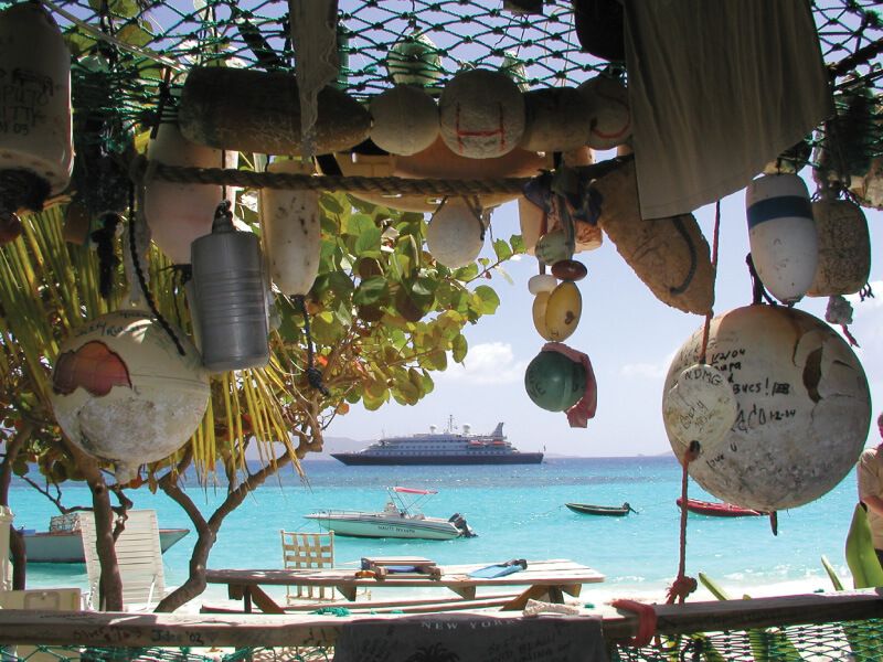 JOST VAN DYKE : croisière SeaDream II