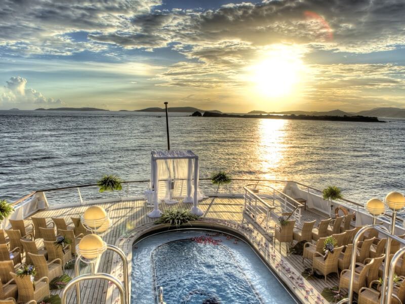 Votre mariage à bord du bateau de croisière SeaDream II :)