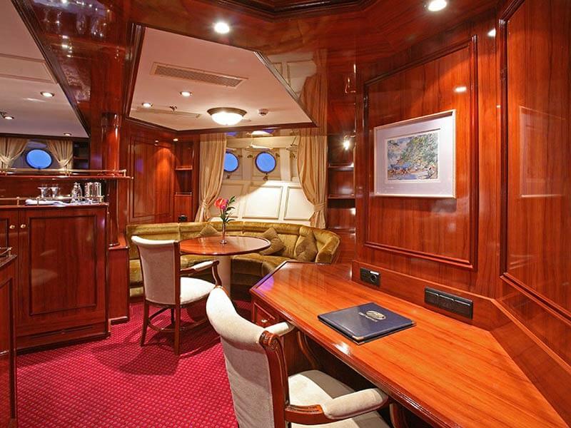 Suite de l'armateur à bord du voilier Royal Clipper
