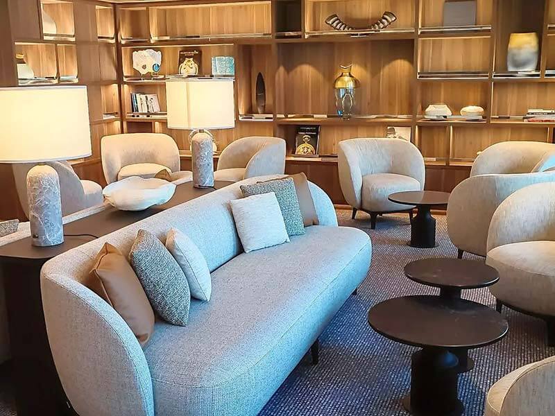 Salon Lounge sur le bateau Le Commandant Charcot