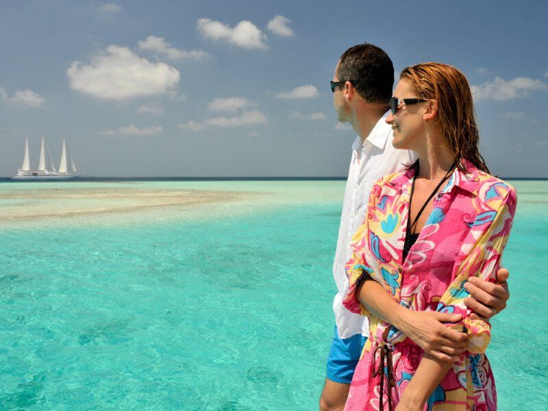 Les Maldives lors du croisière à bord du voilier Le Ponant