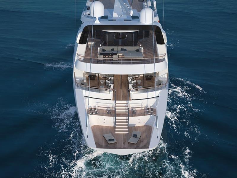 Marina du voilier de croisière Le Ponant