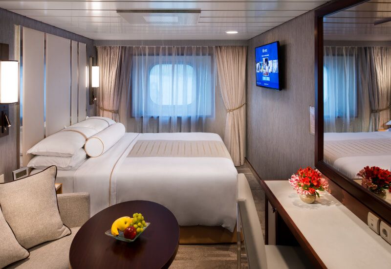 Cabine Extérieure du bateau de croisière Azamara Journey