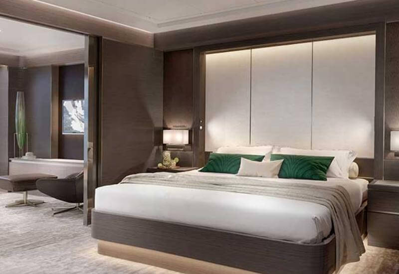 La Grand Suites du bateau luxueux l'Evrima du Ritz Carlton
