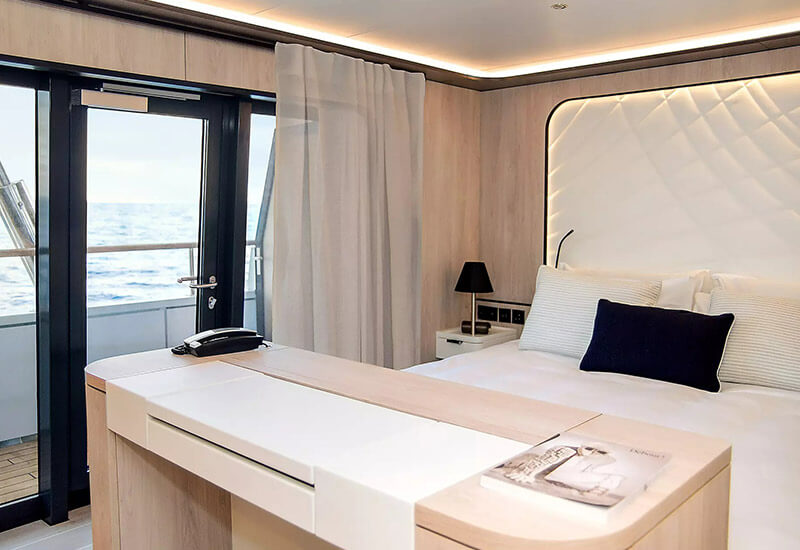 Cabine Prestige Alizés avec Balcon 24 m2 du Voilier Ponant