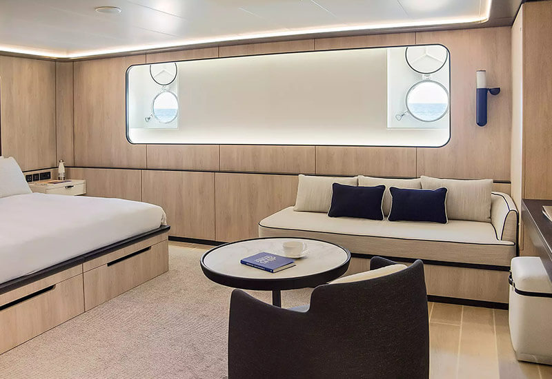 Suite Prestige Mistral 27 m2 du Voilier Ponant