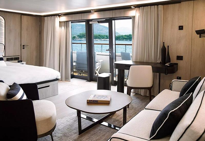 Suite Privilège Alizés avec Balcon 39 m2 du Voilier Ponant
